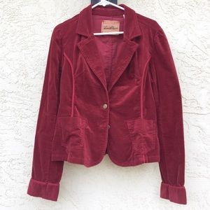 Levi’s Strauss Ruby Red Corduroy Blazer.♥️